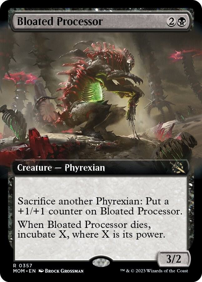 Bloated Processor (Extended Art) 357 card from March of the Machine
