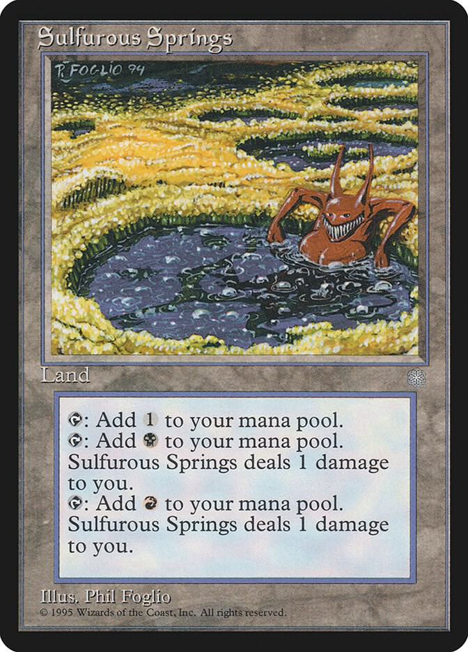 Sulfurous Springs 352 card from Ice Age