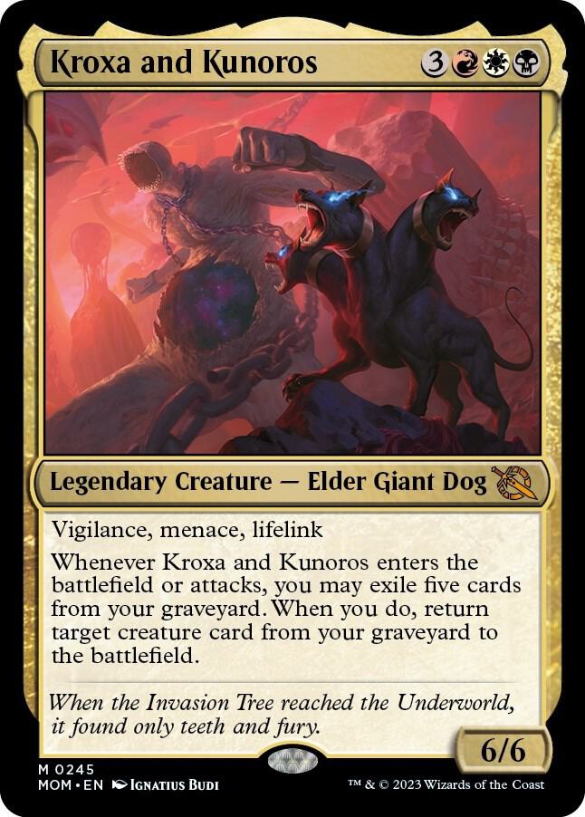 Kroxa and Kunoros 245 card from March of the Machine