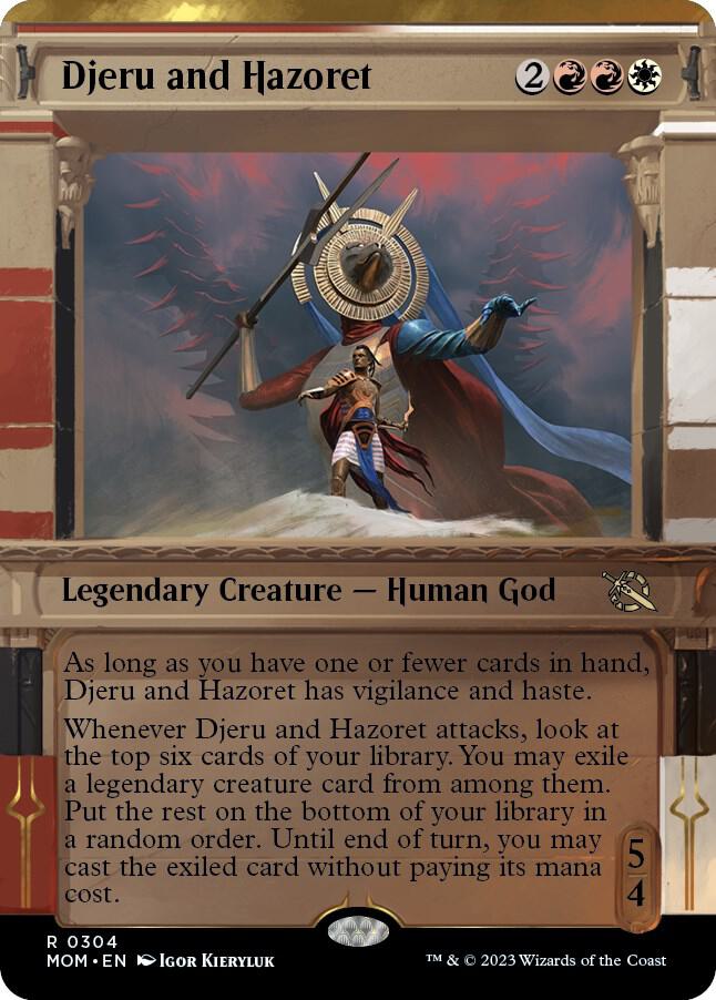 Djeru and Hazoret (Showcase) 304 card from March of the Machine