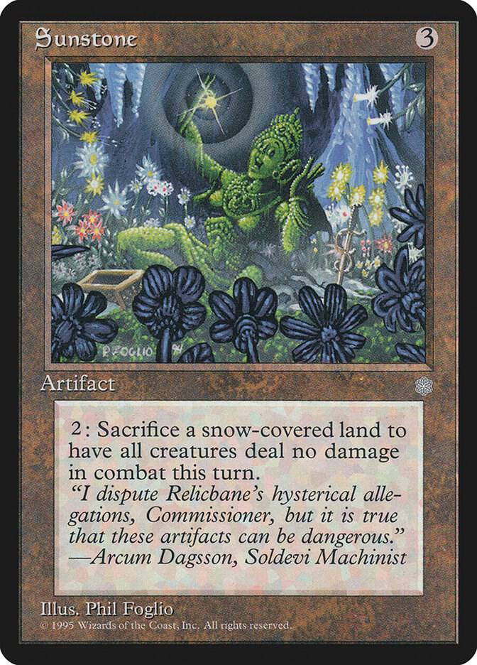 Sunstone card from Ice Age