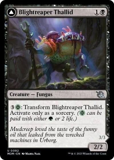 Blightreaper Thallid 92 card from March of the Machine