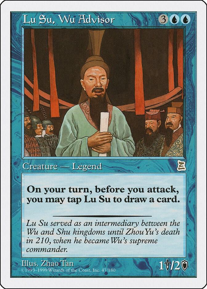Lu Su, Wu Advisor 47 card from Portal Three Kingdoms