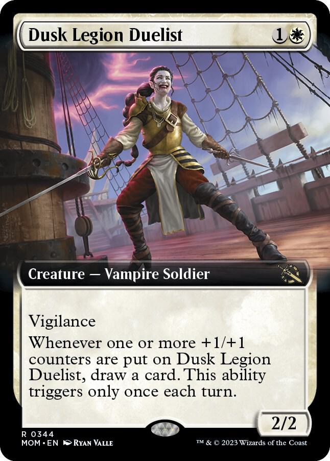 Dusk Legion Duelist (Extended Art) 344 card from March of the Machine