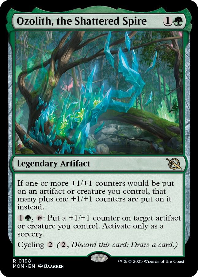 Ozolith, the Shattered Spire 198 card from March of the Machine