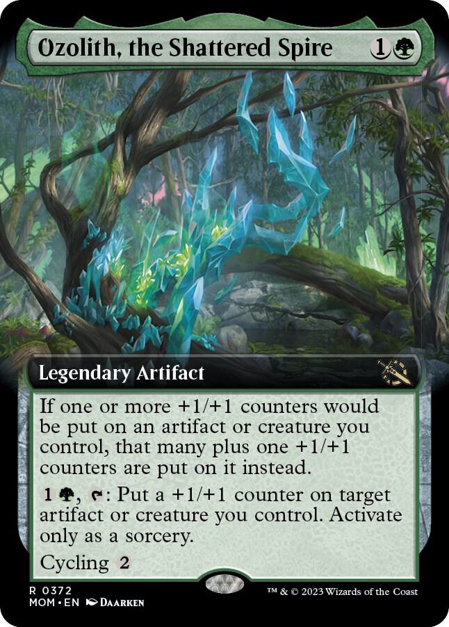 Ozolith, the Shattered Spire (Extended Art) 372 card from March of the Machine