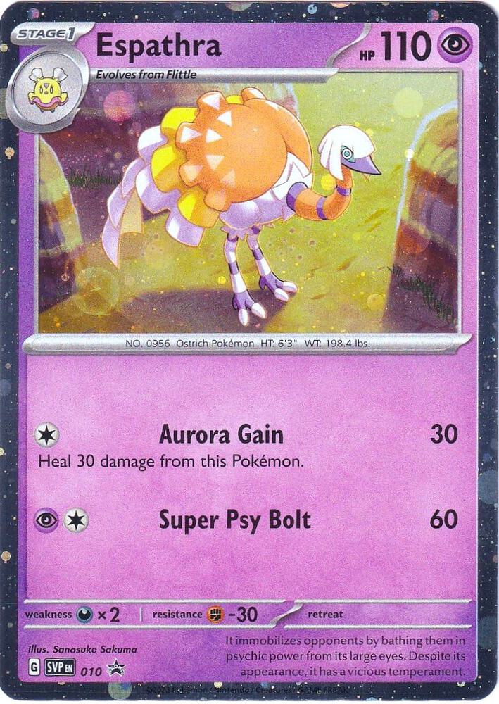 Espathra 010 card from SV: Scarlet & Violet Promo Cards