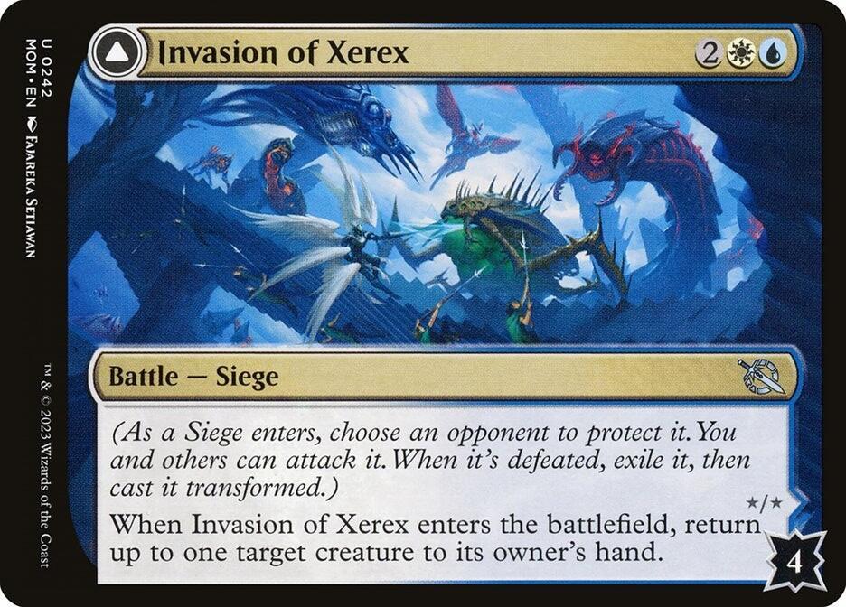Invasion of Xerex 242 card from March of the Machine