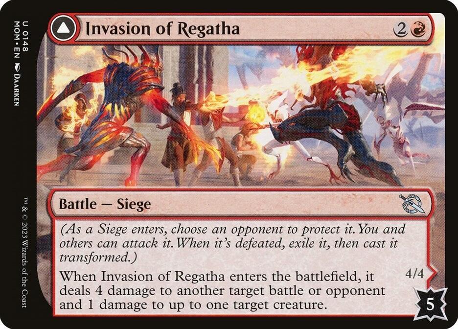 Invasion of Regatha 148 card from March of the Machine