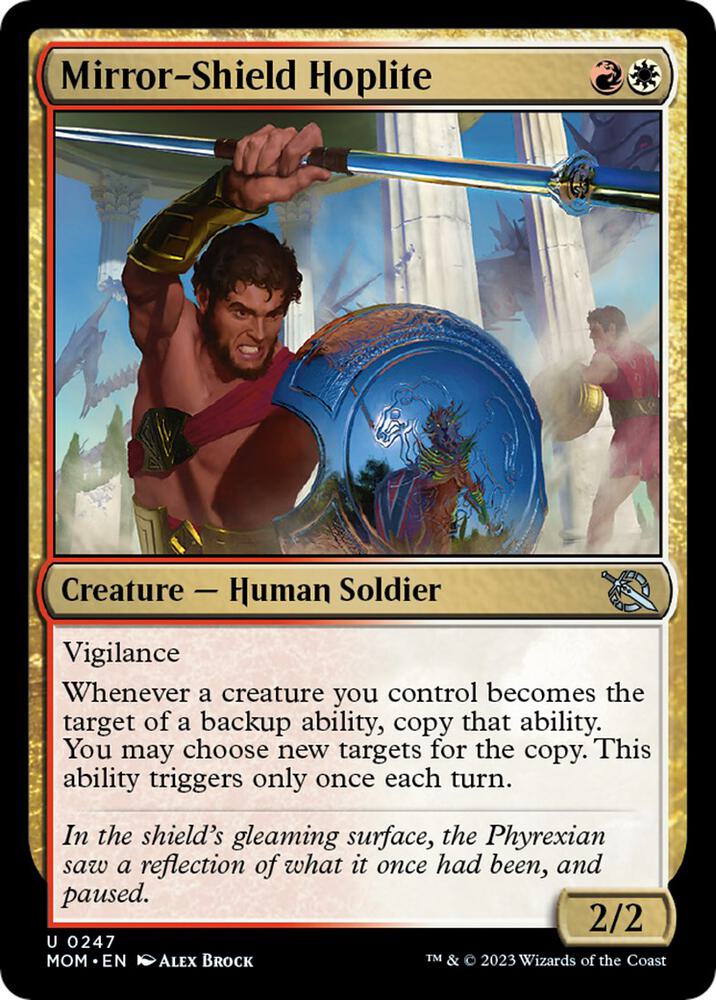Mirror-Shield Hoplite 247 card from March of the Machine