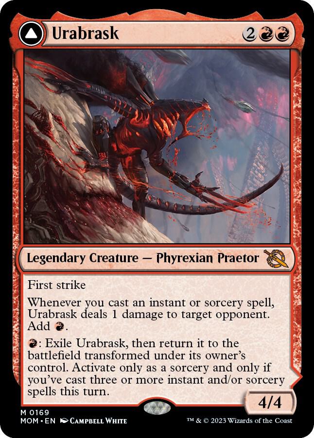 Urabrask 169 card from March of the Machine