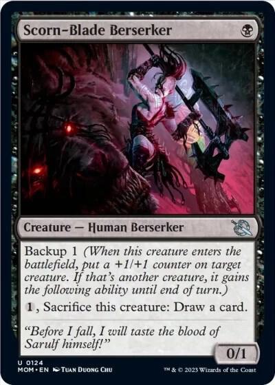 Scorn-Blade Berserker 124 card from March of the Machine