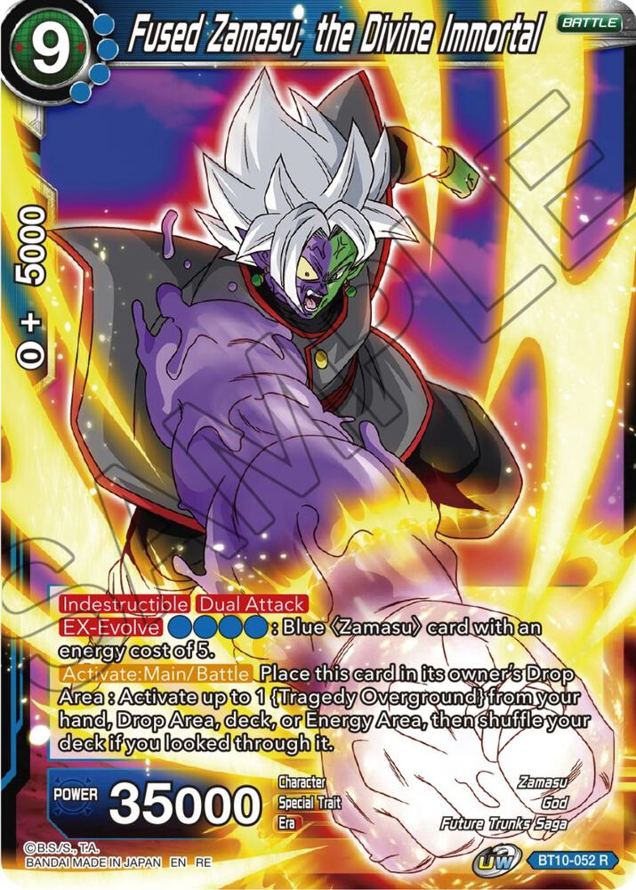 Fused Zamasu, the Divine Immortal (Reprint) BT10-052 card from Expansion Deck Box Set 22: Ultimate Deck 2023