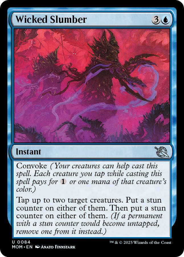 Wicked Slumber 84 card from March of the Machine