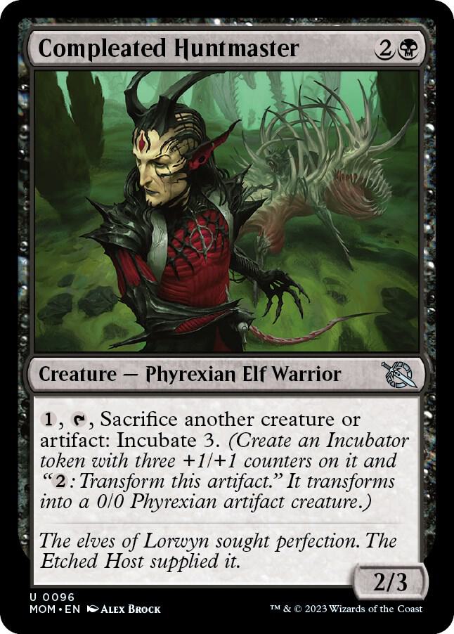 Compleated Huntmaster 96 card from March of the Machine