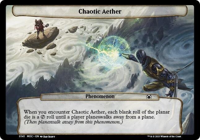Chaotic Aether 141 card from Planechase: March of the Machine