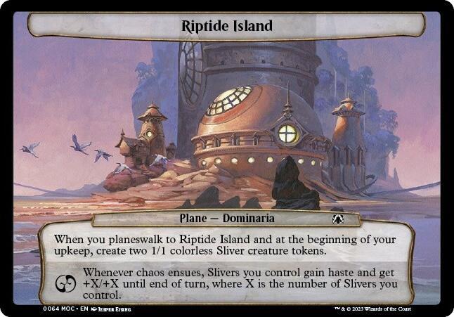 Riptide Island 64 card from Planechase: March of the Machine
