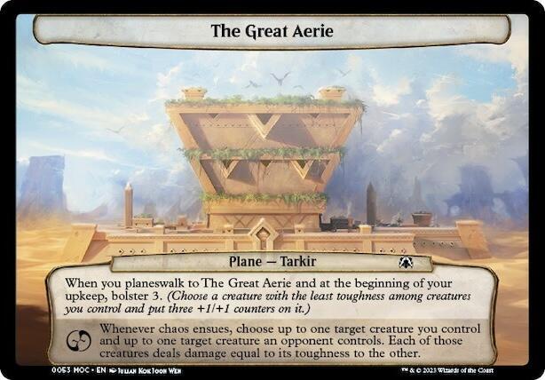 The Great Aerie 53 card from Planechase: March of the Machine