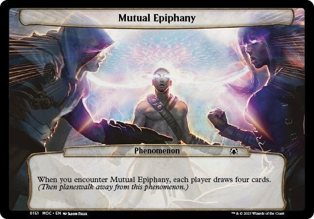 Mutual Epiphany 151 card from Planechase: March of the Machine
