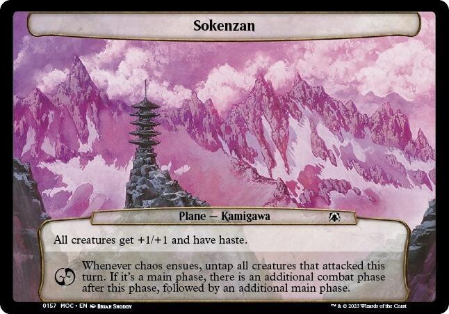 Sokenzan 157 card from Planechase: March of the Machine