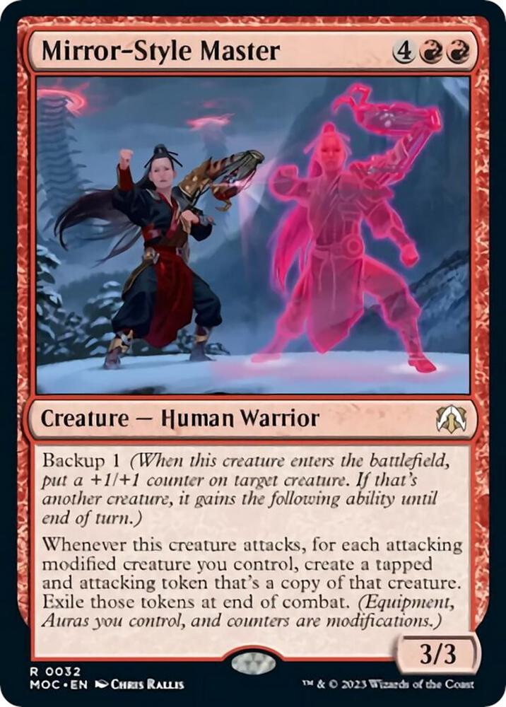 Mirror-Style Master 32 card from Commander: March of the Machine