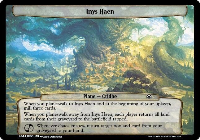 Inys Haen 54 card from Planechase: March of the Machine