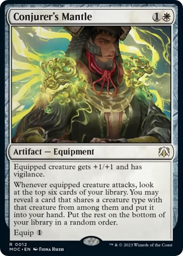 Conjurer's Mantle 12 card from Commander: March of the Machine
