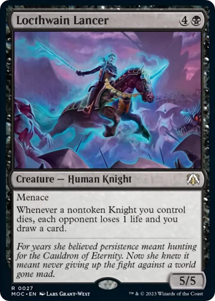 Locthwain Lancer 27 card from Commander: March of the Machine