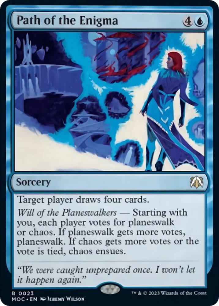 Path of the Enigma 23 card from Commander: March of the Machine