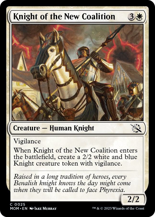 Knight of the New Coalition 25 card from March of the Machine