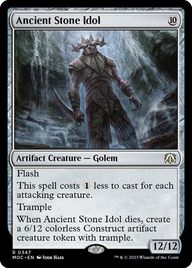 Ancient Stone Idol 347 card from Commander: March of the Machine