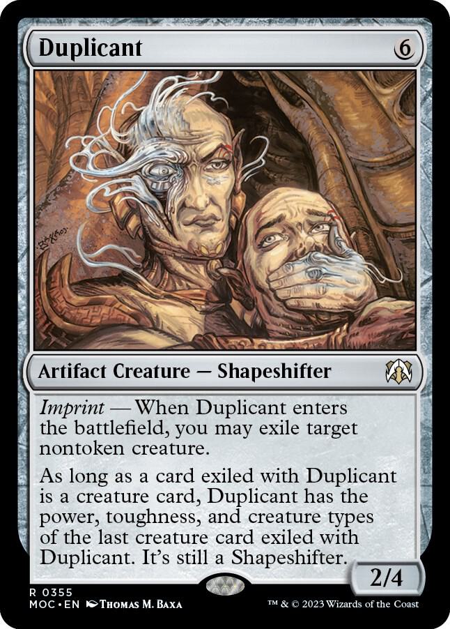 Duplicant 355 card from Commander: March of the Machine