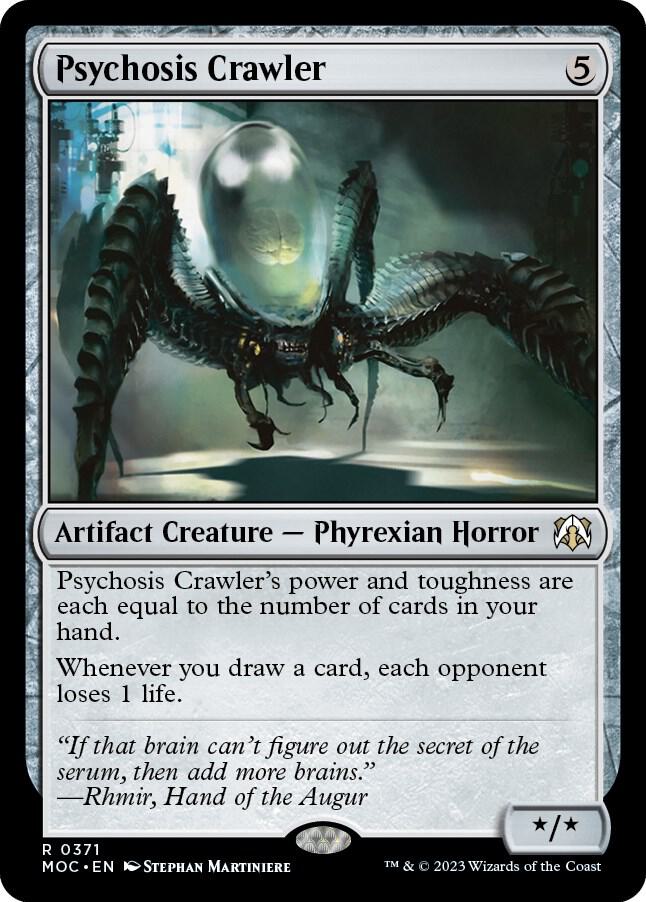 Psychosis Crawler 371 card from Commander: March of the Machine