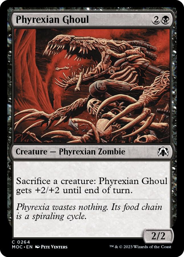 Phyrexian Ghoul 264 card from Commander: March of the Machine