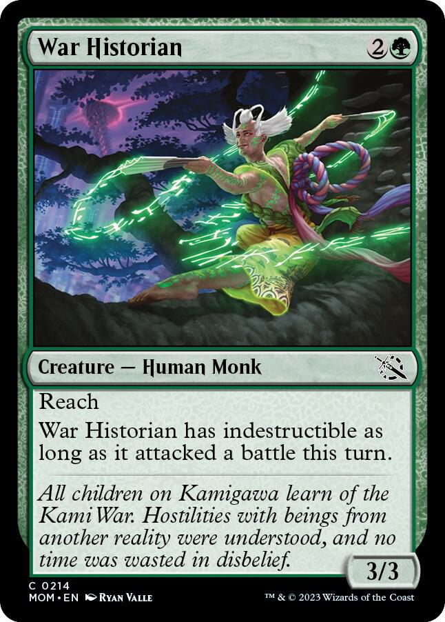 War Historian 214 card from March of the Machine
