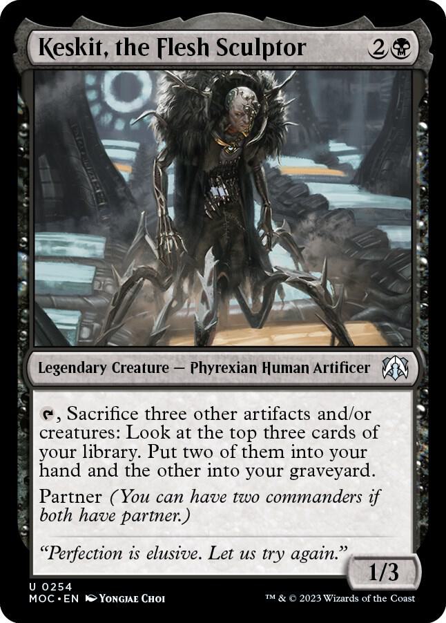 Keskit, the Flesh Sculptor 254 card from Commander: March of the Machine