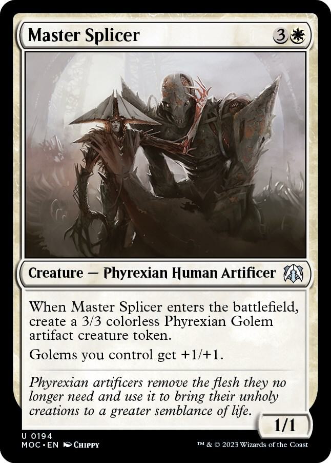 Master Splicer 194 card from Commander: March of the Machine