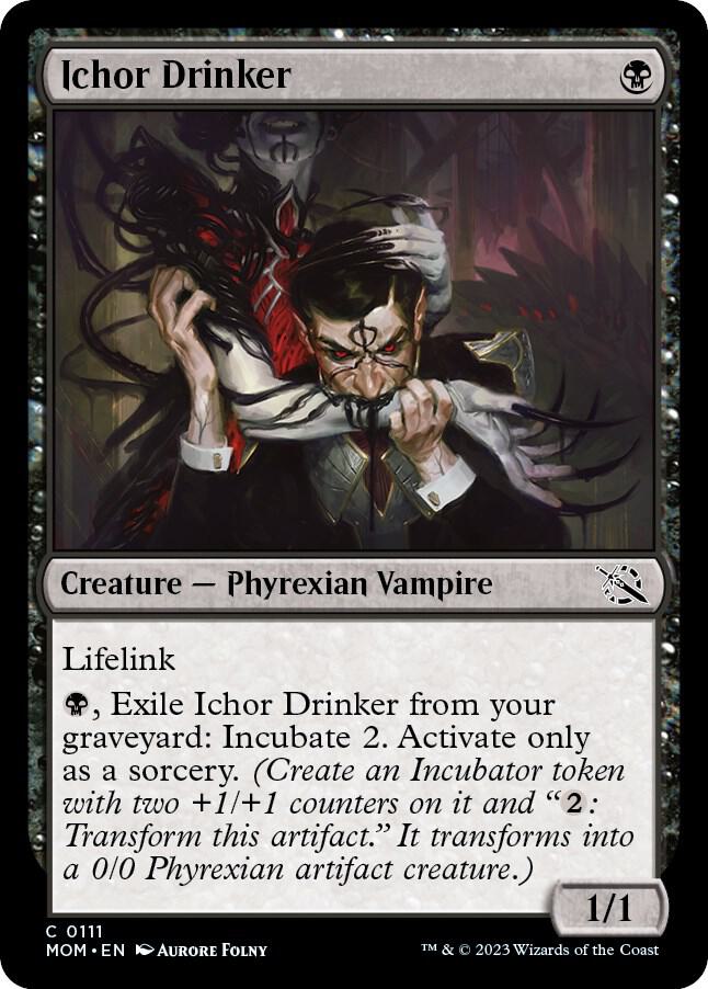 Ichor Drinker 111 card from March of the Machine
