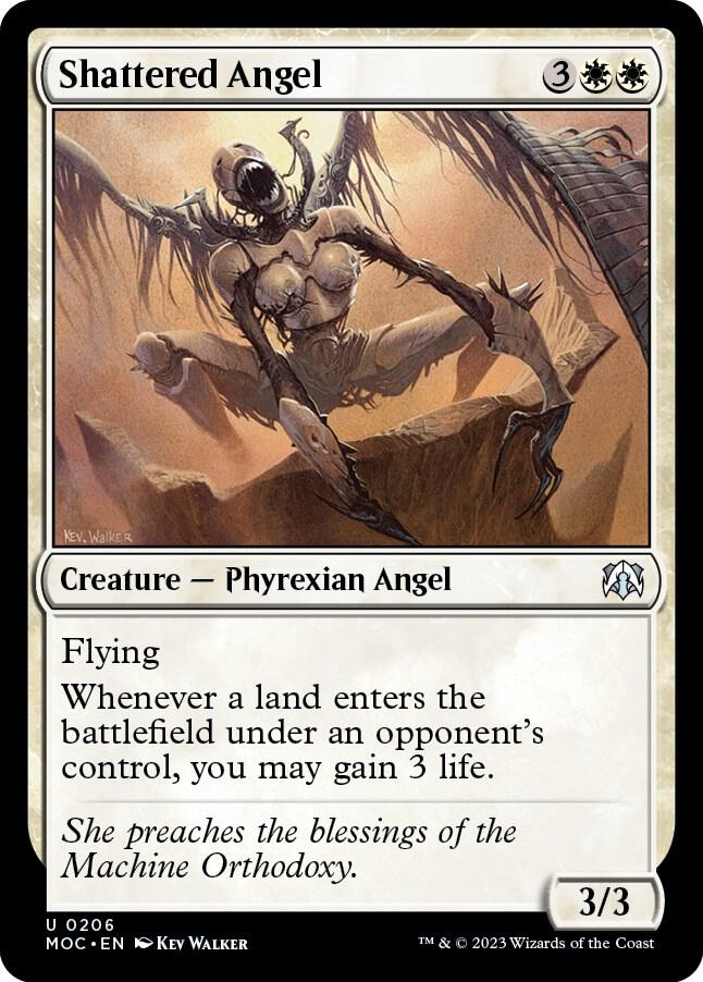 Shattered Angel 206 card from Commander: March of the Machine