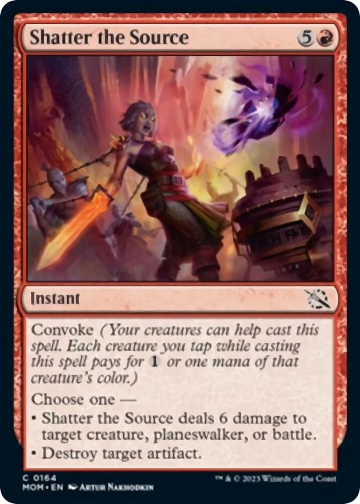 Shatter the Source 164 card from March of the Machine