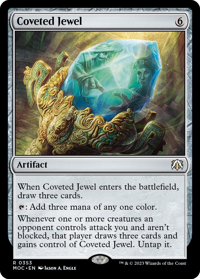 Coveted Jewel 353 card from Commander: March of the Machine