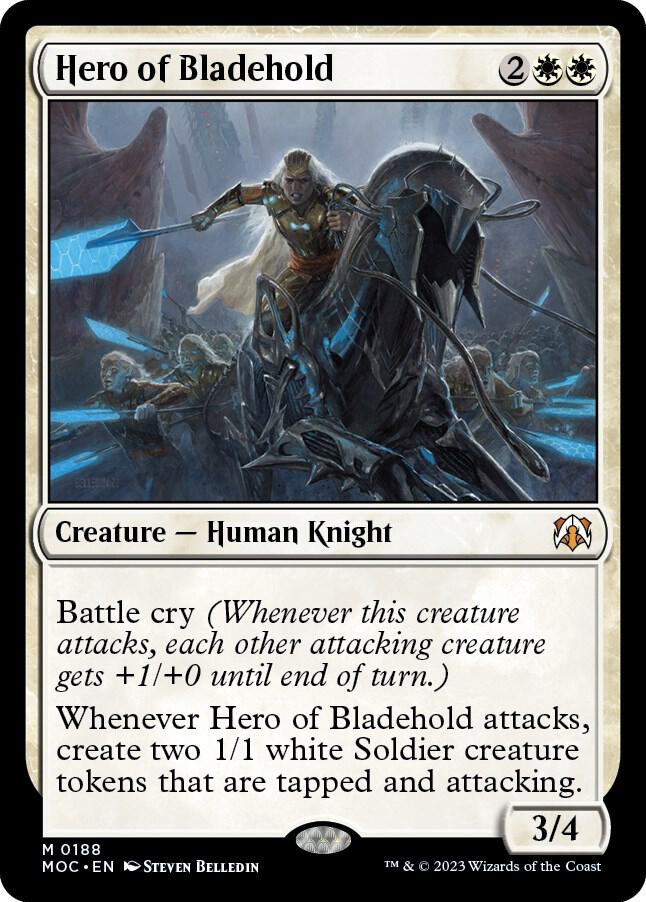 Hero of Bladehold 188 card from Commander: March of the Machine