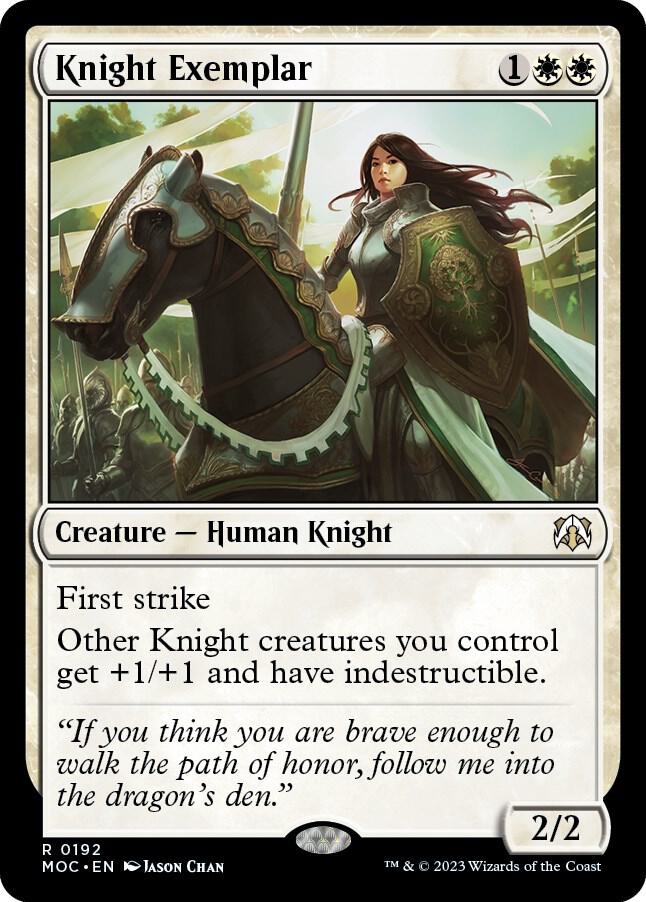 Knight Exemplar 192 card from Commander: March of the Machine