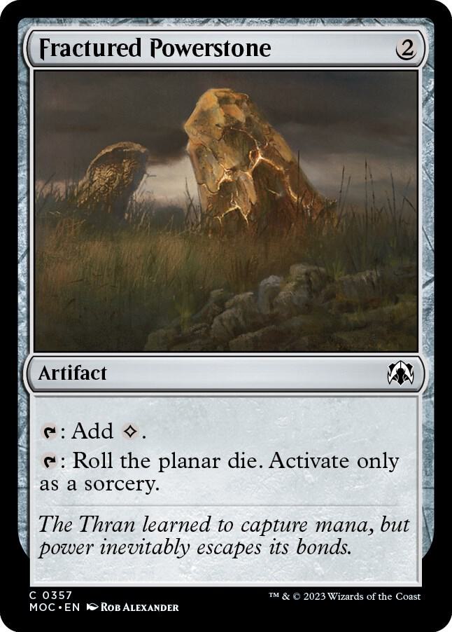 Fractured Powerstone 357 card from Commander: March of the Machine