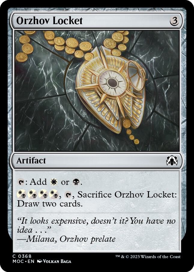 Orzhov Locket 368 card from Commander: March of the Machine