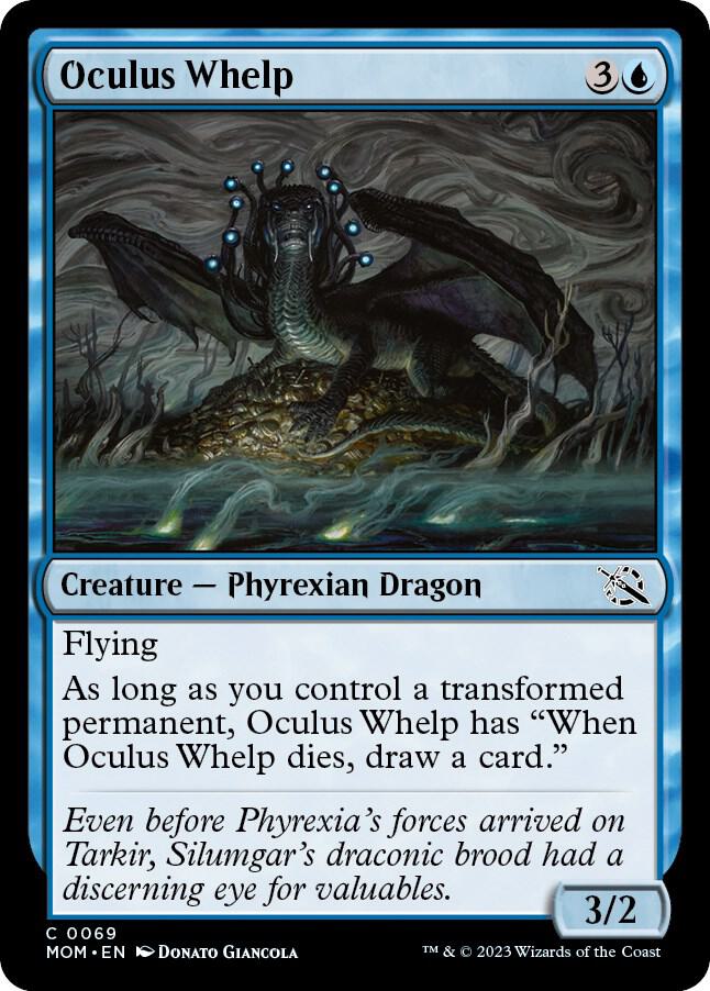 Oculus Whelp 69 card from March of the Machine