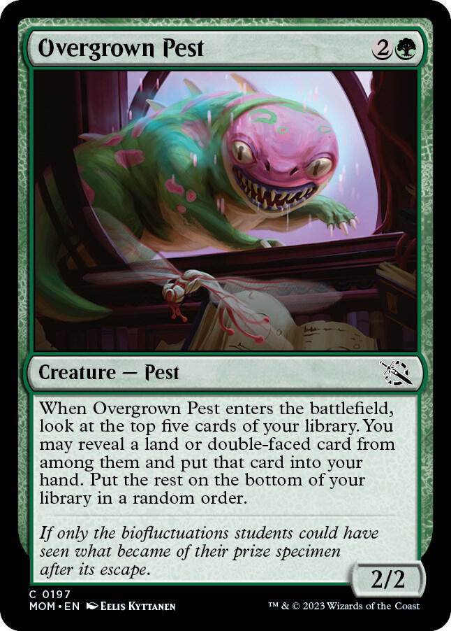 Overgrown Pest 197 card from March of the Machine