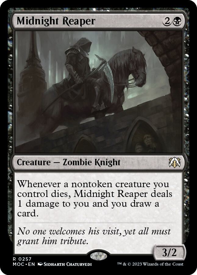 Midnight Reaper 257 card from Commander: March of the Machine