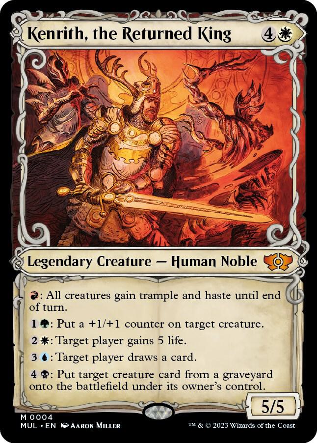 Kenrith, the Returned King 4 card from March of the Machine: Multiverse Legends