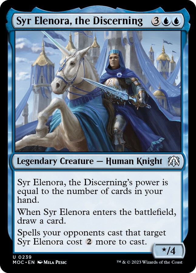 Syr Elenora, the Discerning 239 card from Commander: March of the Machine